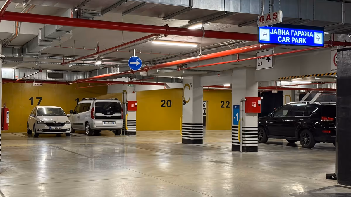 Javna podzemna garaža Banovina - referenca