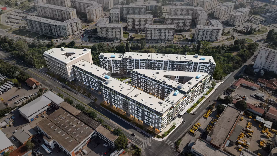 Nemanjin grad, Peke Dapčevića, Kružnim putem i ulicom Šumadijske divizije, Beograd